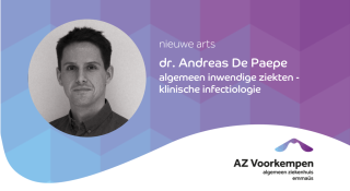 Aankondiging start dr. Andreas De Paepe