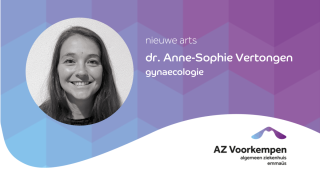 Aankondiging start dr. Anne-Sophie Vertongen