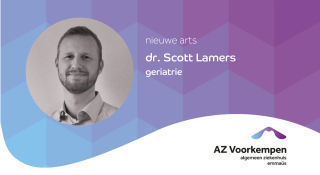 Aankondiging start dr. Scott Lamers