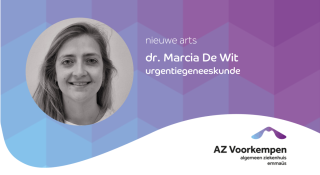 Aankondiging start dr. Marcia De Wit